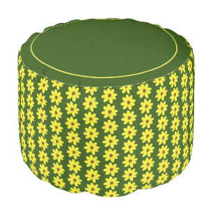 Ethiopian Flower Adey Abeba Design Pouf