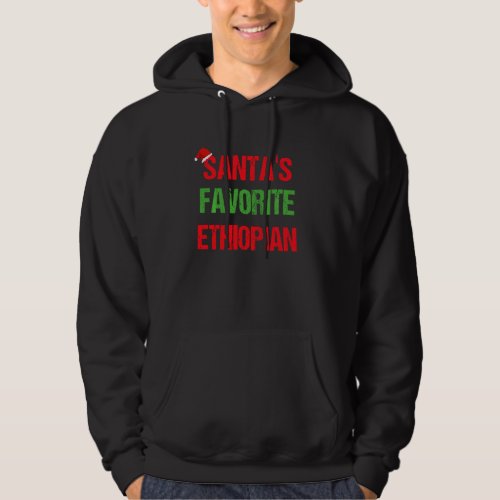 Ethiopian Funny Ethiopia Pajama Christmas Hoodie
