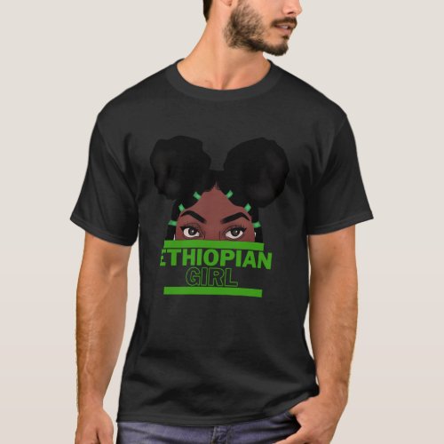 Ethiopian Girl  Beautiful Ethiopian Eritrean Amhar T_Shirt