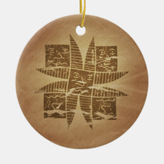 Ethiopian Good Luck Charm V1 Ceramic Ornament