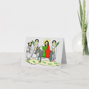 Ethiopian icon Palm Sunday Card