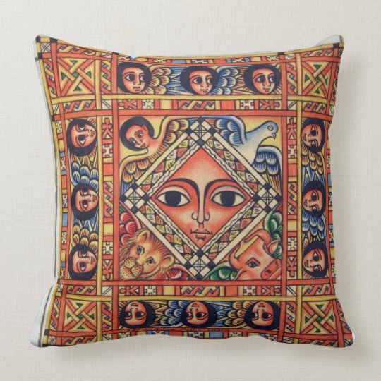 Ethiopian Icon Throw Pillow | Zazzle.com