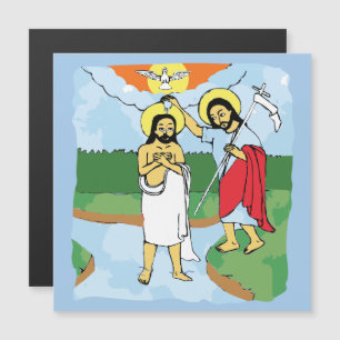 Ethiopian John the baptist art magnet