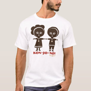Ethiopian Kids Holding hands - Dk Brown T-Shirt