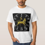 Ethiopian Lion Clock - Amharic and English Numbers T-Shirt