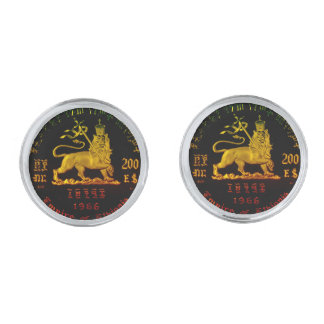 Ethiopian Lion of Judah Cufflinks