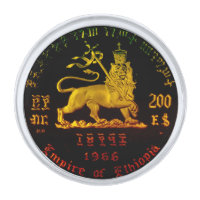 Ethiopian Lion of Judah Lapel Pin