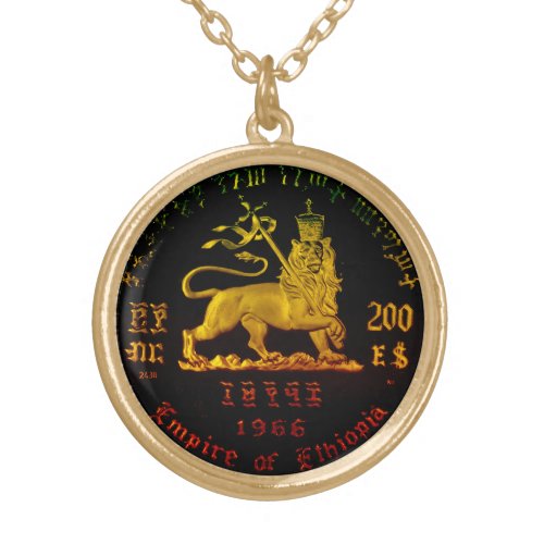 Ethiopian Lion of Judah Pendant