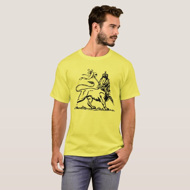 Ethiopian Lion of Judah T-Shirt (Front Full)