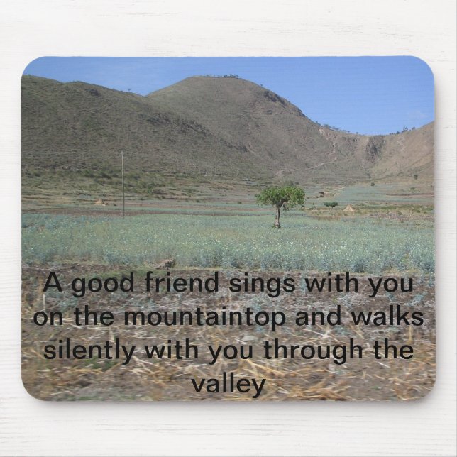 Ethiopian mountains mousepad (Front)