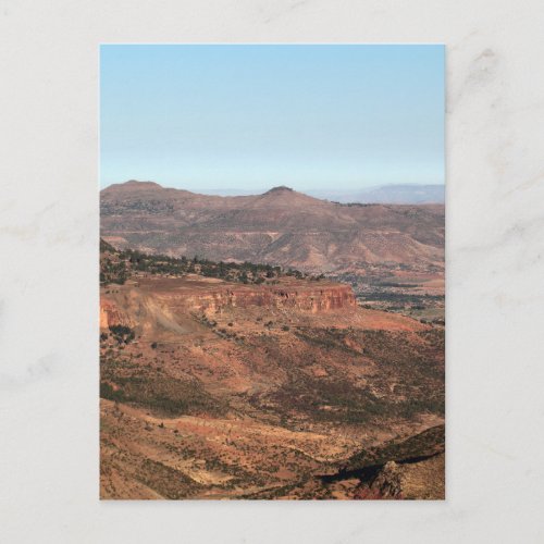 Ethiopian Mountains Postcard