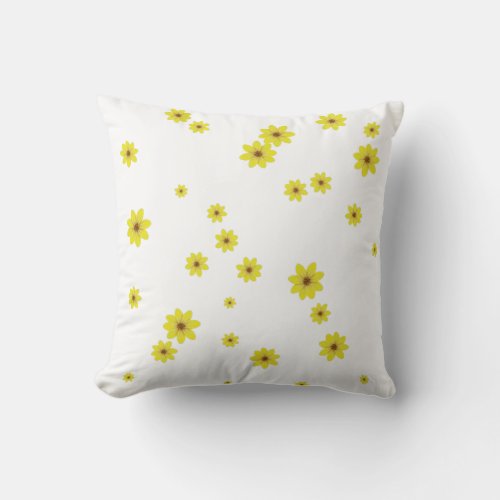 Ethiopian New Year Adey Ababa Flower Throw Pillow