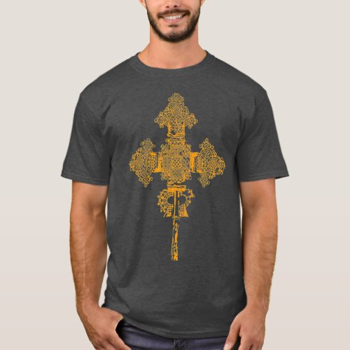 Ethiopian Orthodox Church Cross T_Shirt