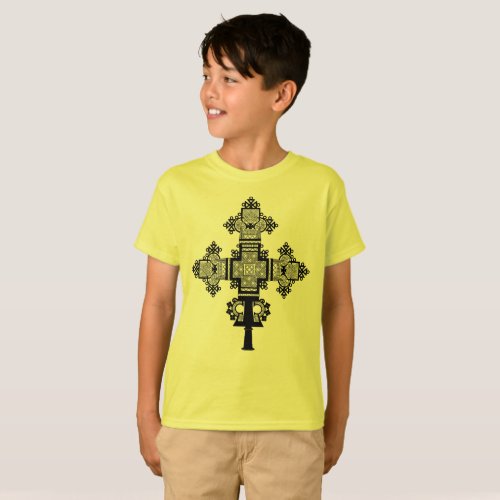 Ethiopian Orthodox Cross T_Shirt