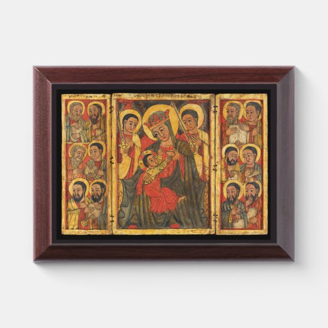 Ethiopian Orthodox Icon l Ancient Christian Faith  Award Plaque (Horizontal)