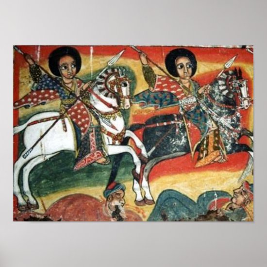 Ethiopian Orthodox Tewahedo Church Painting Poster