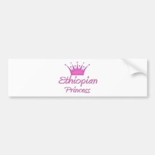 Ethiopian Princess Bumper Sticker
