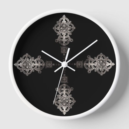 Ethiopian Processional Cross from 16th Century Wall Clock