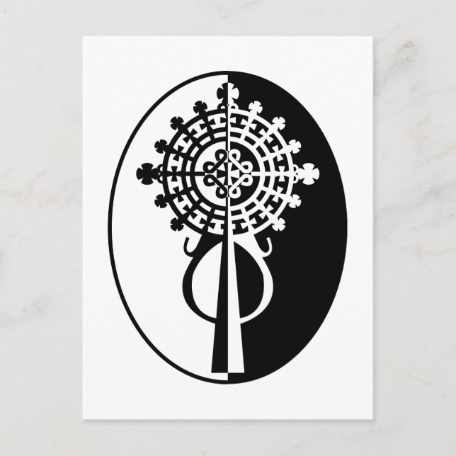 Ethiopian Processional Cross-II Postcard (Front)
