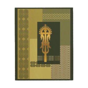 Ethiopian Processional Cross Wood Wall Art