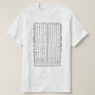 Ethiopian Rootz Amharic Alphabet Poster T-Shirt