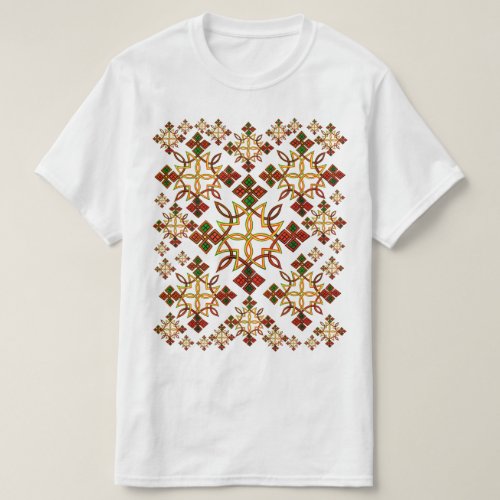 Ethiopian Rootz Meskel Cross T_Shirt