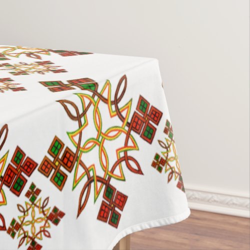Ethiopian Rootz Meskel Cross Tablecloth