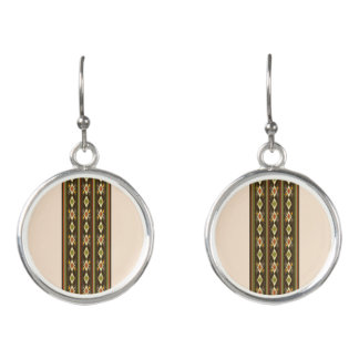 Ethiopian Tebeb Pattern Earrings