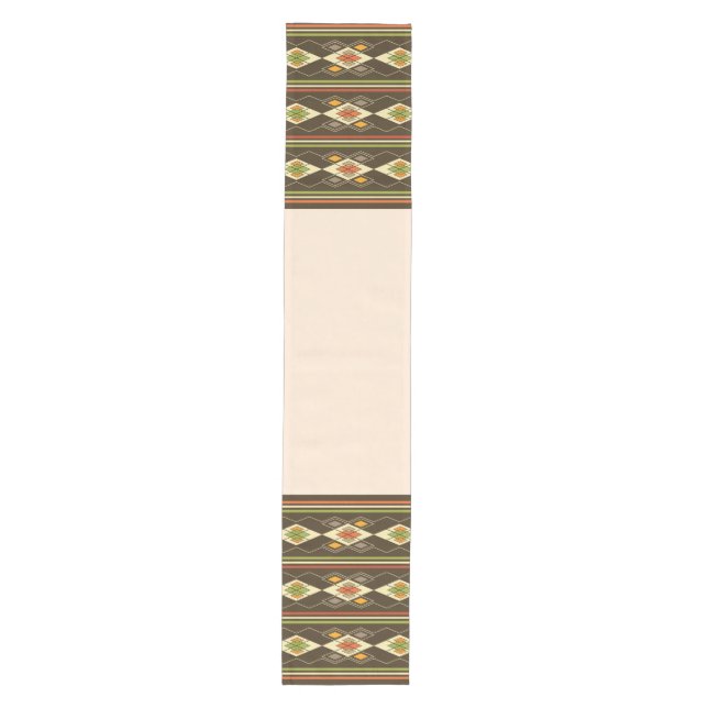Ethiopian Tebeb Pattern Medium Table Runner (Front)