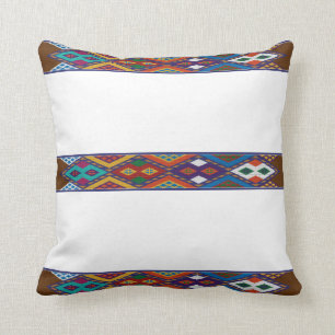 Ethiopian Tilet Throw Pillow