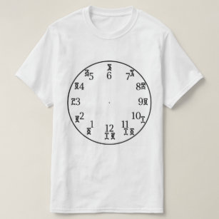 Ethiopian Time Clock - Amharic & English Numbers T-Shirt