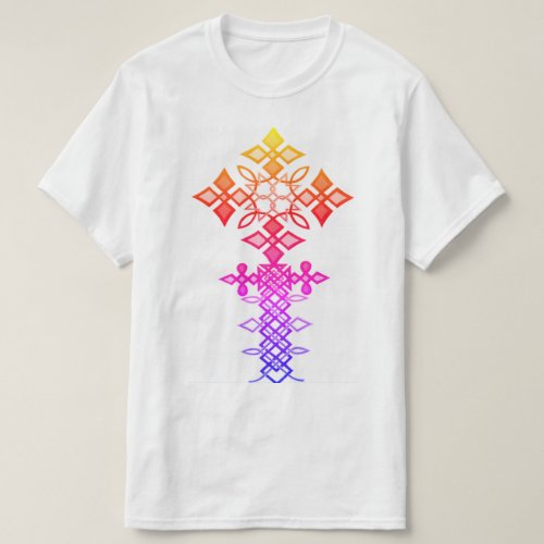Ethiopian Traditional Cross Design T_Shirt