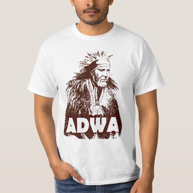 Ethiopian Traditional Warrior Adwa T-Shirt (Front)