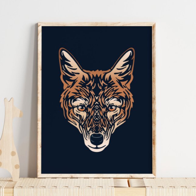 Ethiopian Wolf African Print | Ethiopian Wolf Anim (Creator Uploaded)