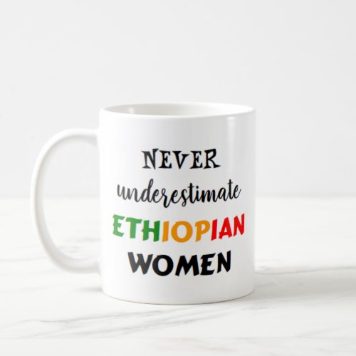 ethiopian women coffee mug