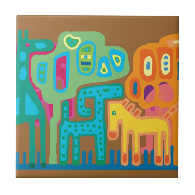 Ethnic Africa Tile (Front)