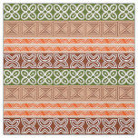 Ethnic African Adinkra Simbols Fabric