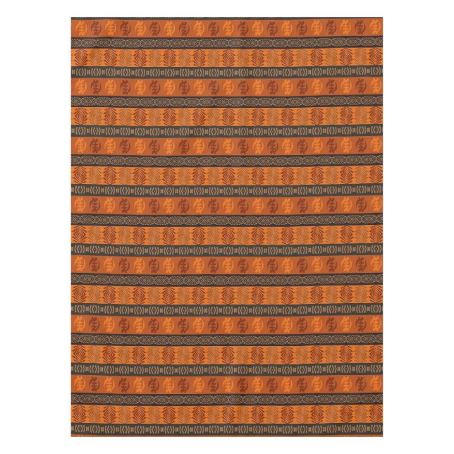 Ethnic African  Adinkra symbols Tablecloth (Front)