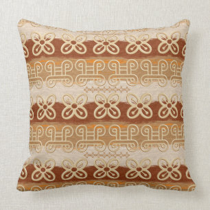 Ethnic African Adinkra symbols Throw Pillow