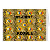 Ethnic African Art Design Print: Beautiful People (Front Horizontal)