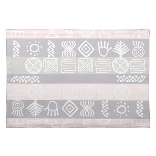 Ethnic African Boho Design Cloth Placemat