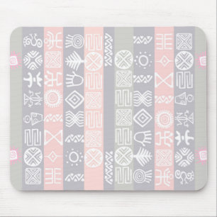 Ethnic African Boho Design Mouse Pad