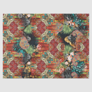 Ethnic African Boho Tissue Decoupage Paper