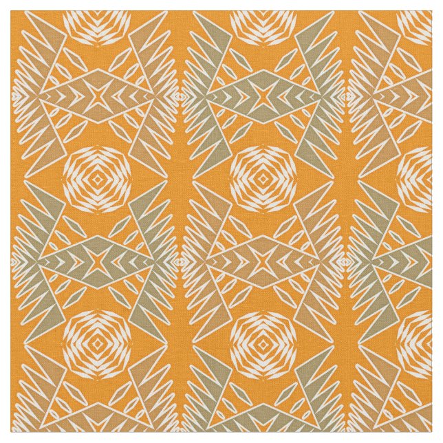 ethnic african geometric pattern fabric (Close Up)