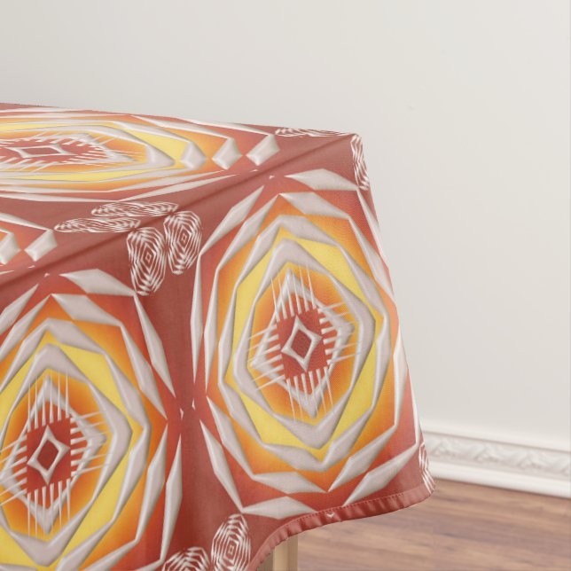 Ethnic African Geometric Tablecloth (In Situ)