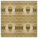 Ethnic african golden tribal pattern. fabric