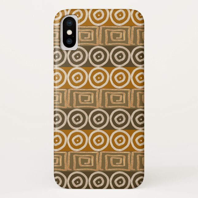 Ethnic african hand-drawn  pattern. Case-Mate iPhone case (Back)