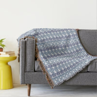 ethnic African hand-drawn pattern throw