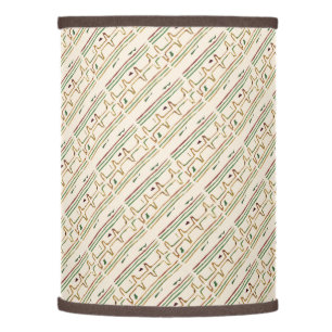 Ethnic African Mud Cloth Pattern Lamp Shade