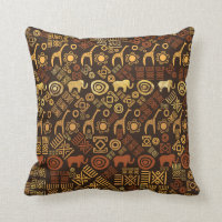 Ethnic African Pattern- browns and golds #7